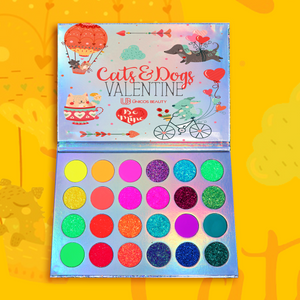 24 Colors Luminous Palette- Cute Animal Valentine