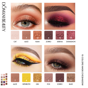 15 colors mask eyeshadow